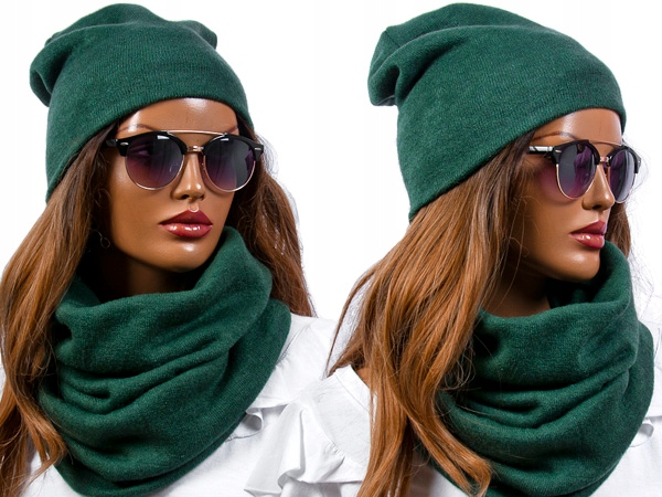 

Polski Komplet Czapka + Komin Szalik 30 Kolorów !