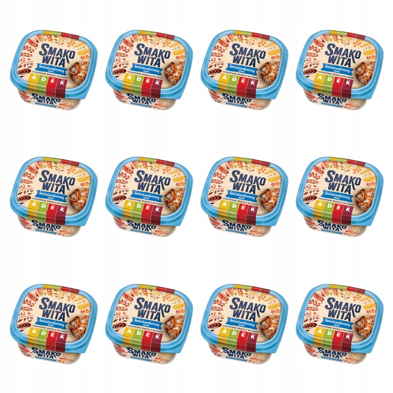Smakowita smetanová příchuť 450 g. Polotučný margarín X12