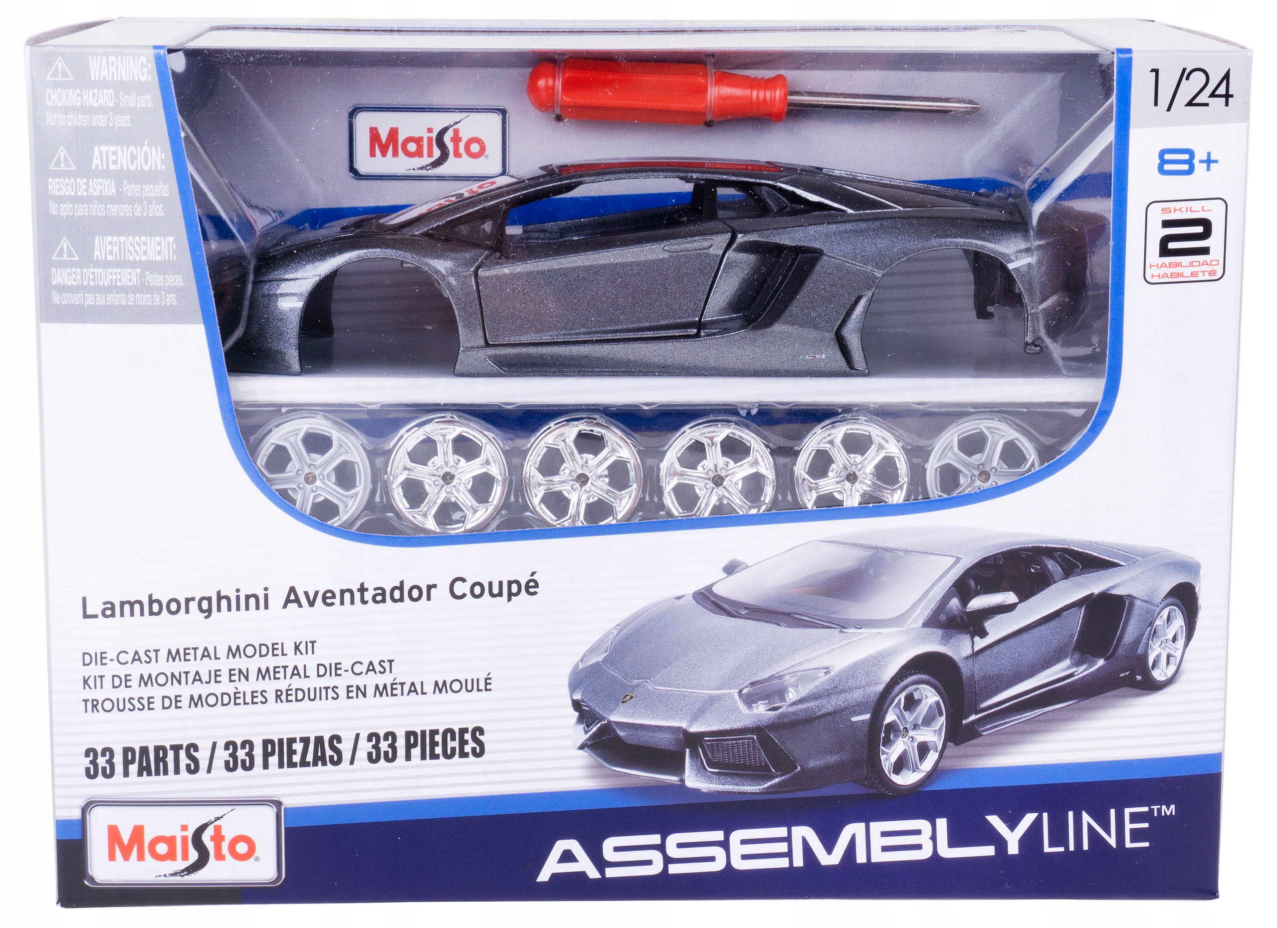 Lamborghini Aventador 1:24 Na Skládání Kit Maisto