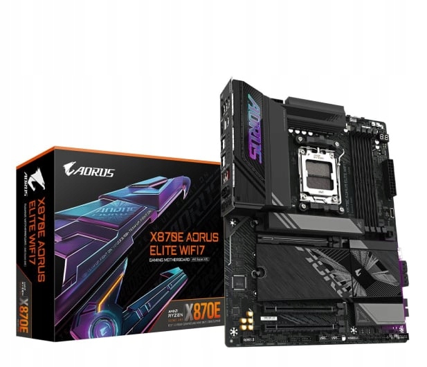 Płyta główna Gigabyte X870E A Elite WIFI7 Atx Socket AM5 DDR5 4x DIMM