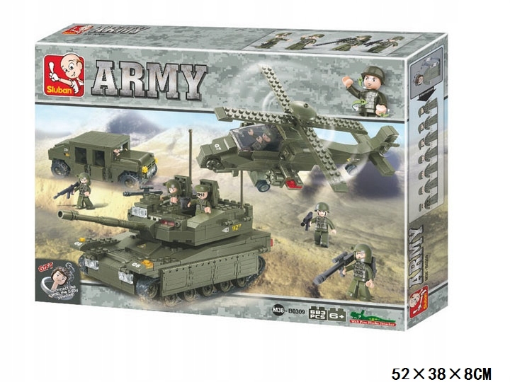 

Sluban Army Pojazdy Wojskowe M38-B0309 683 el.