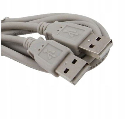 

Kabel Usb 2.0 wtyk A/ wtyk A 1,8m szary (1184a)