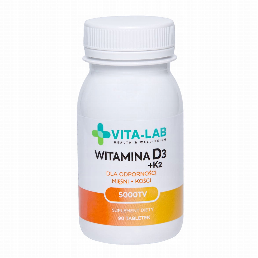 

Vita-lab Witamina D3 K2 MK-7 Forte 5000 Iu 90 tab