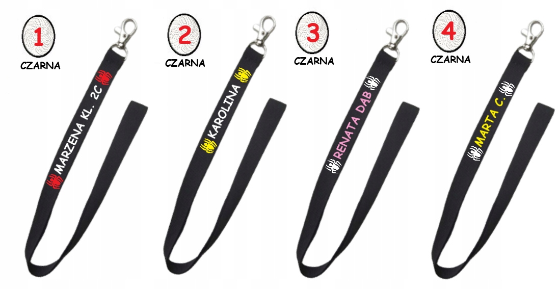 Smycz PERSONALIZOWANA na klucze EAN (GTIN) 5901231566554