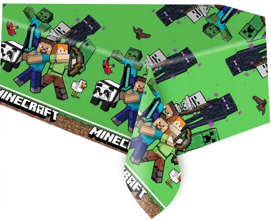 Obrus plastikowy Minecraft 120 x 180 cm