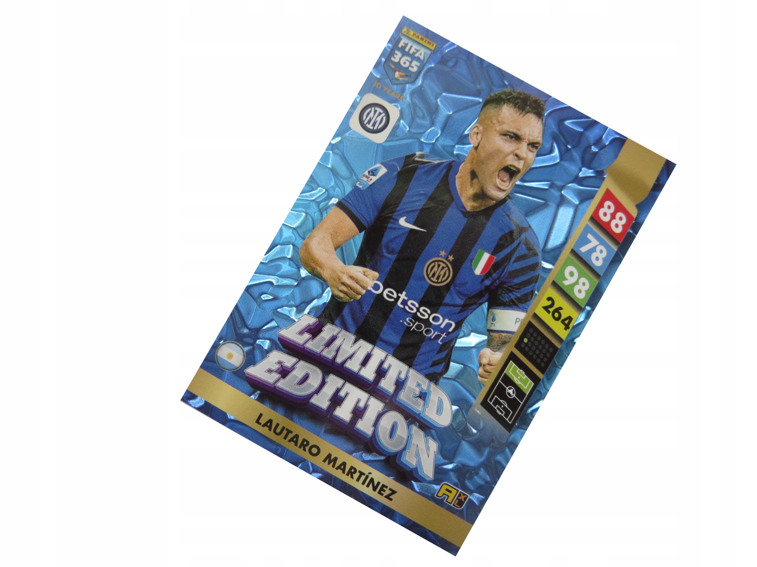 Panini Fifa 365 2025 Mała Karta Limited Lautaro Martinez Inter Mediolan