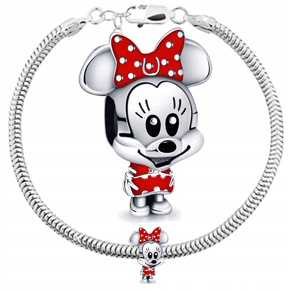 

Charms Myszka Minnie Bransoletka Zestaw Dla Niej
