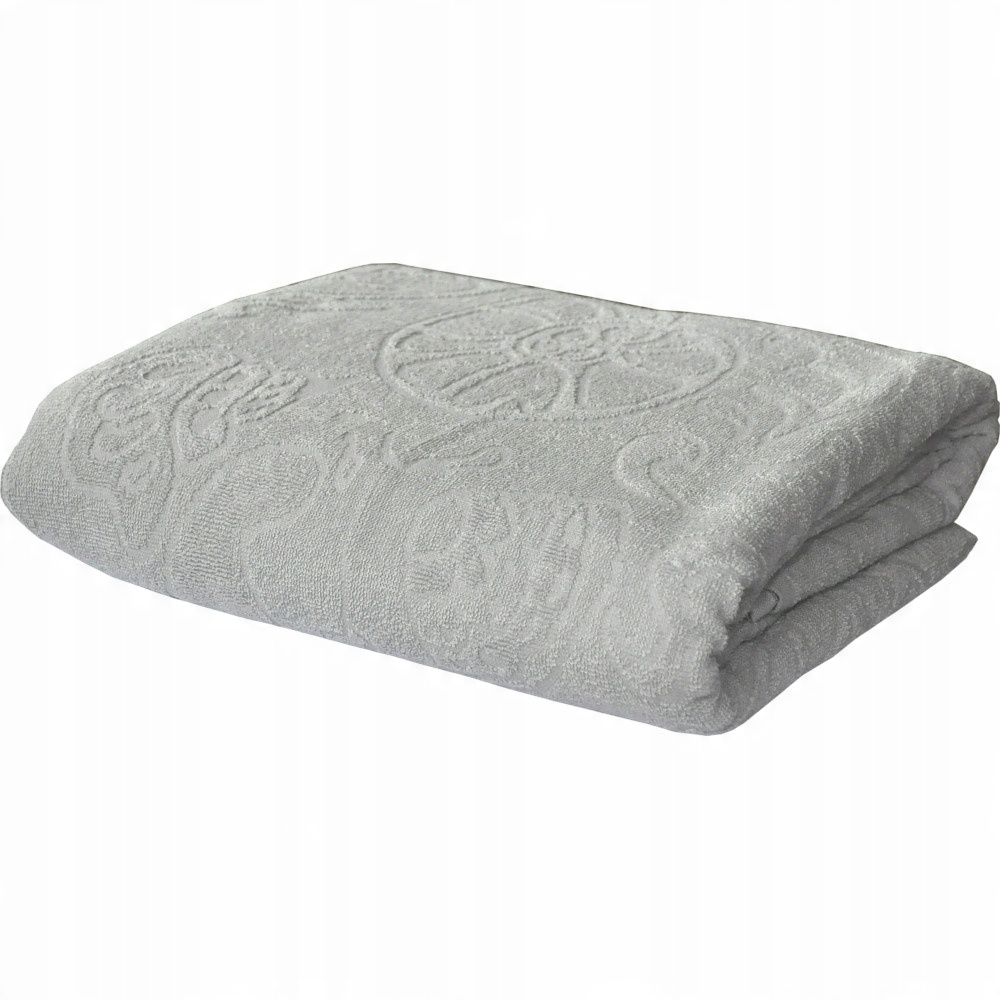 

Prześcieradło frotte 175x220 ręcznik plażowy szary