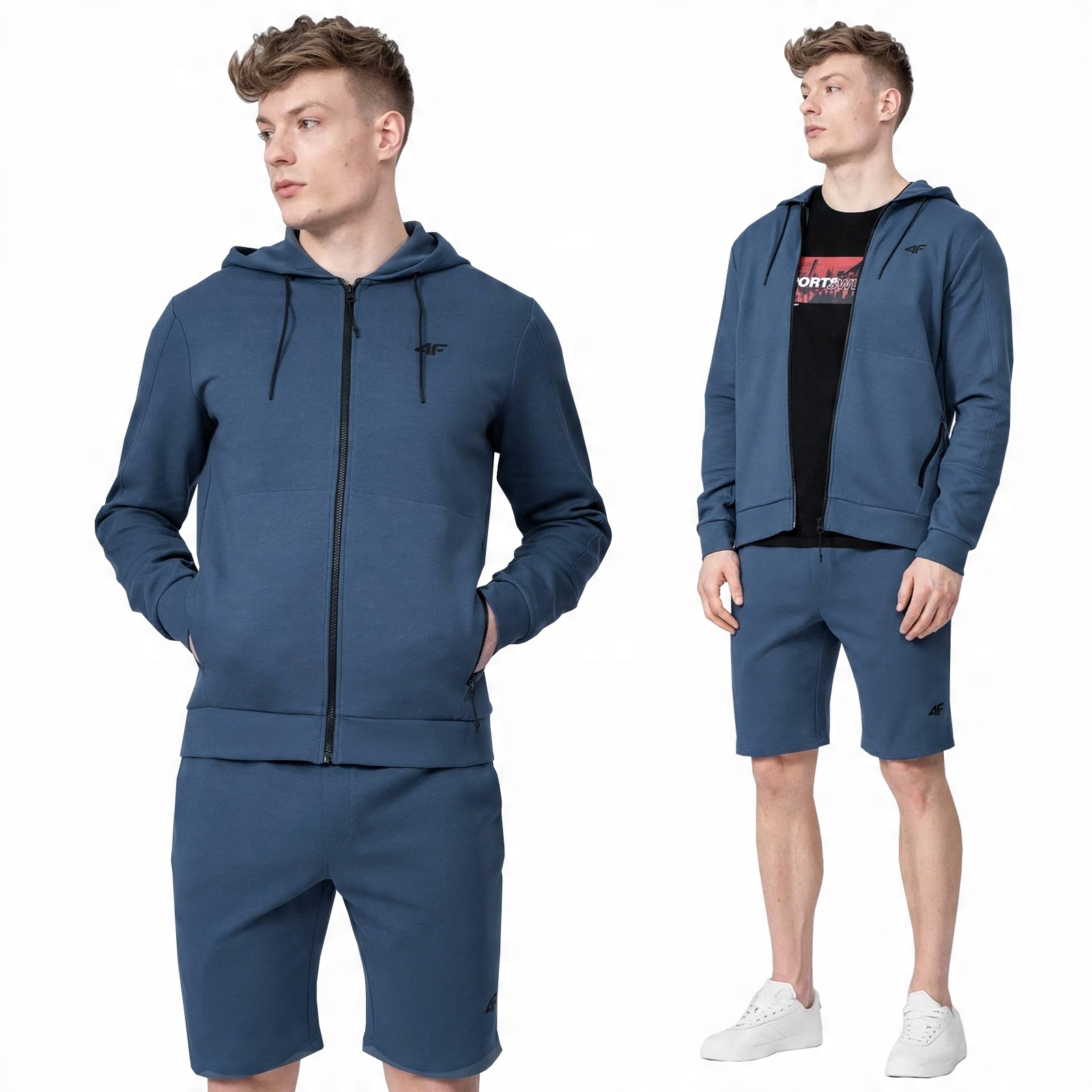 

Bluza Męska 4F Dresowa Z Kapturem BLM014 / XL