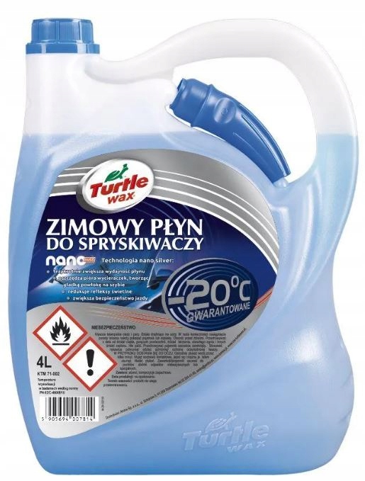 

Turtle Wax Płyn Do Spryskiwaczy Zimowy -20°C 4L