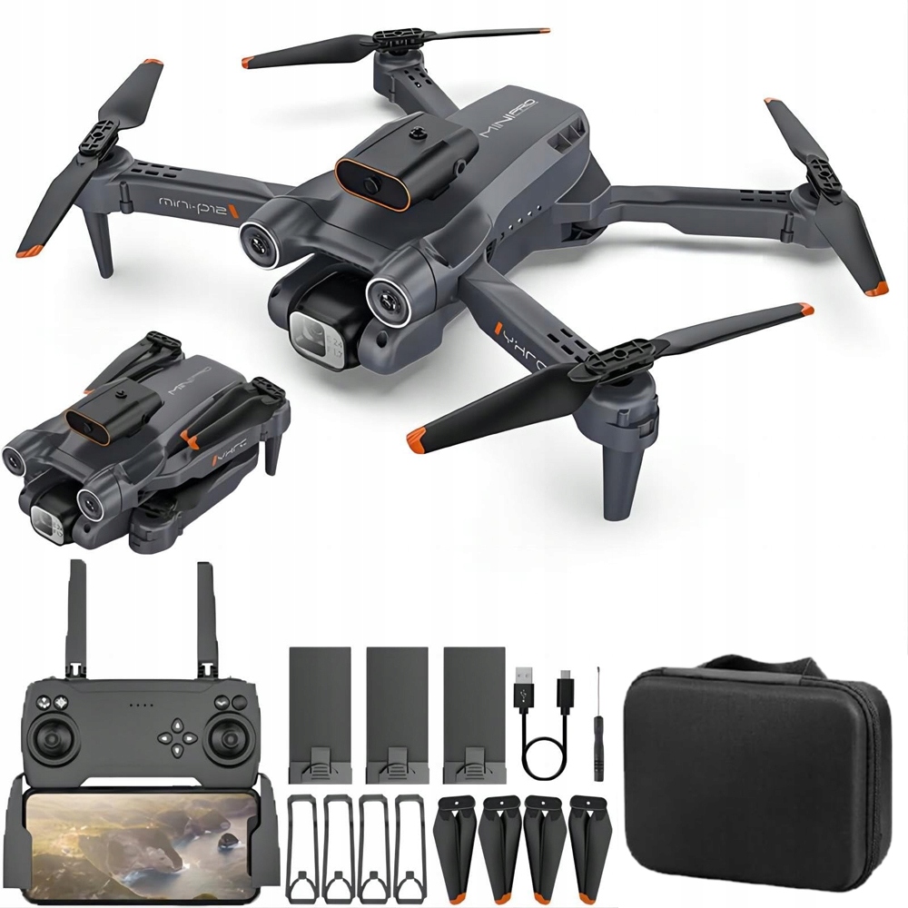 Dron Dla Dorosłych Z Kamerą 8k Uhd Składany Dron Rc Zdalnie Sterowane Drony