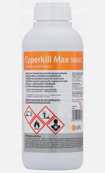 Środek owadobójczy Cyperkill Max 500 Ec 1l