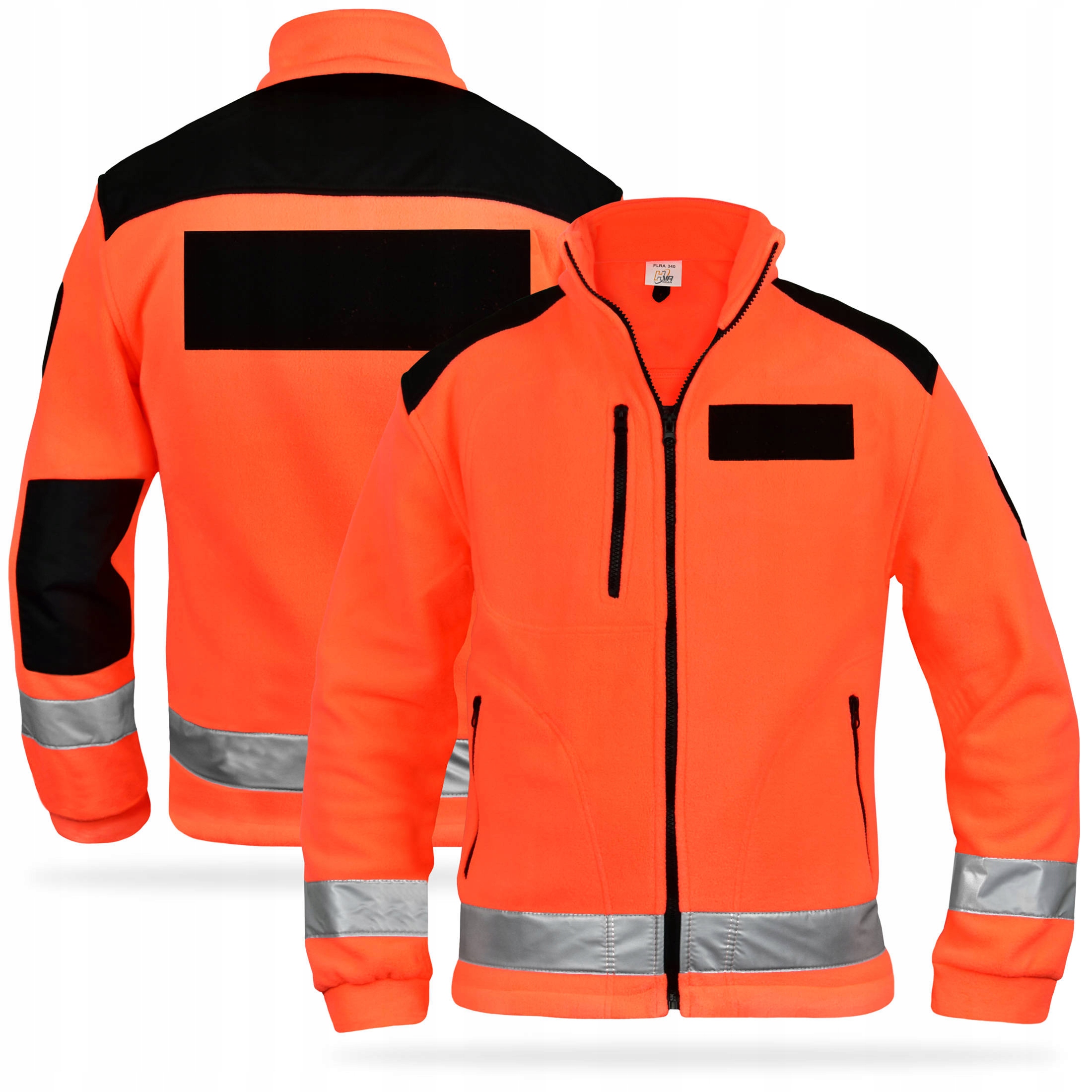 Polar lékařská mikina zářivě oranžová pro Zdravotnickou Záchrannou Službu vel. M