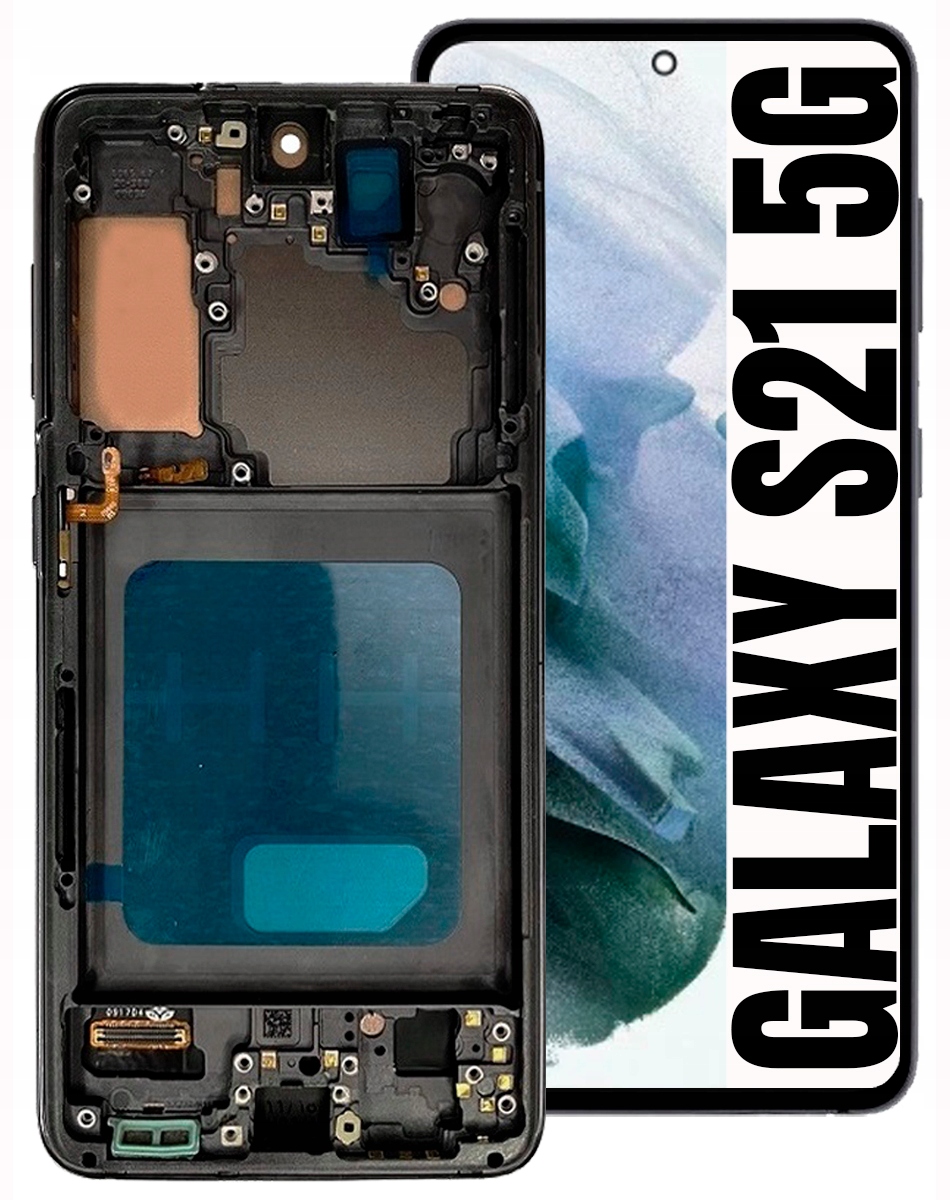 Displej Pro Samsung Galaxy S21 5G G991 G991B Incell LCD Rámeček Šedý