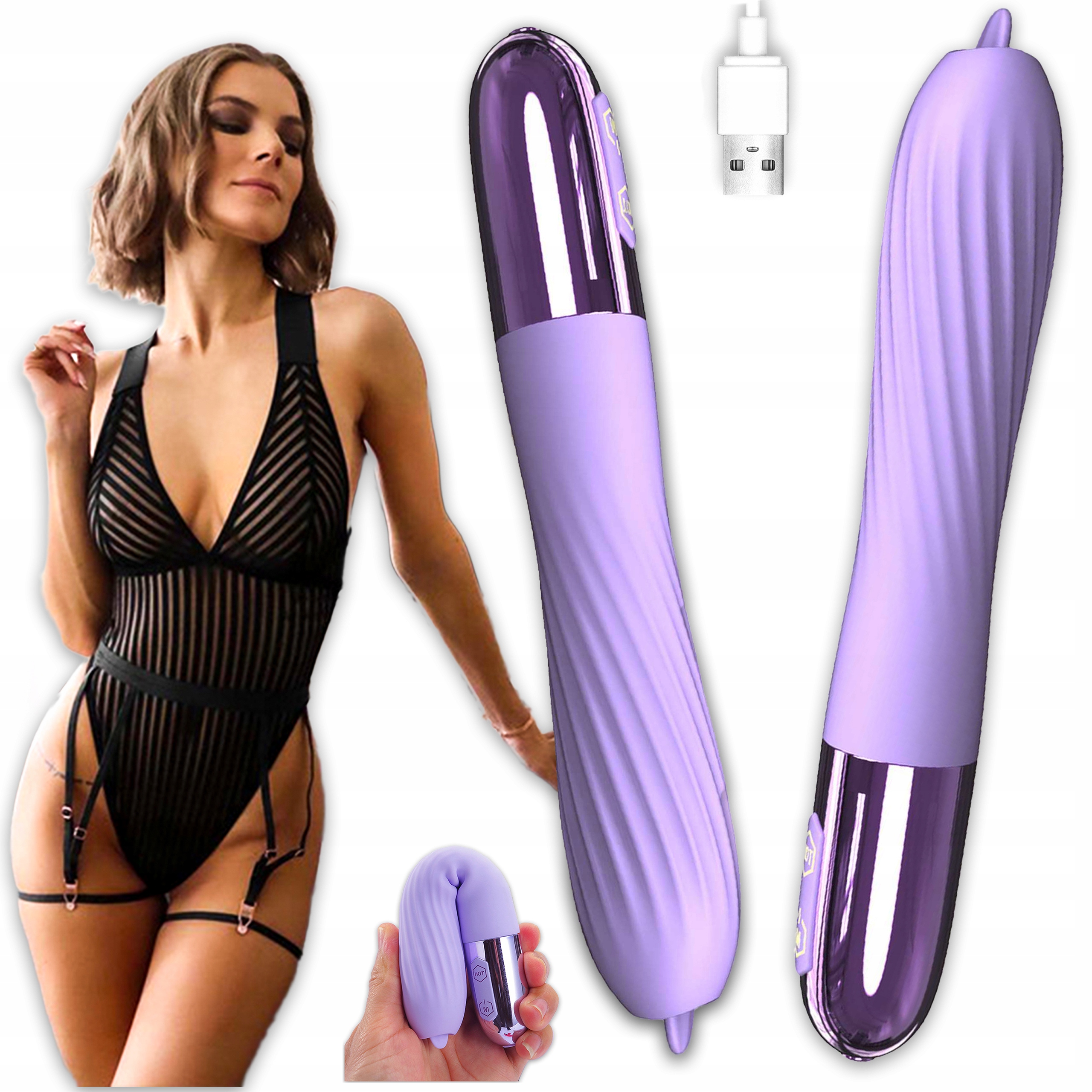 

Wibrator Podgrzewany Ekskluzywny Do Waginy Punkt G