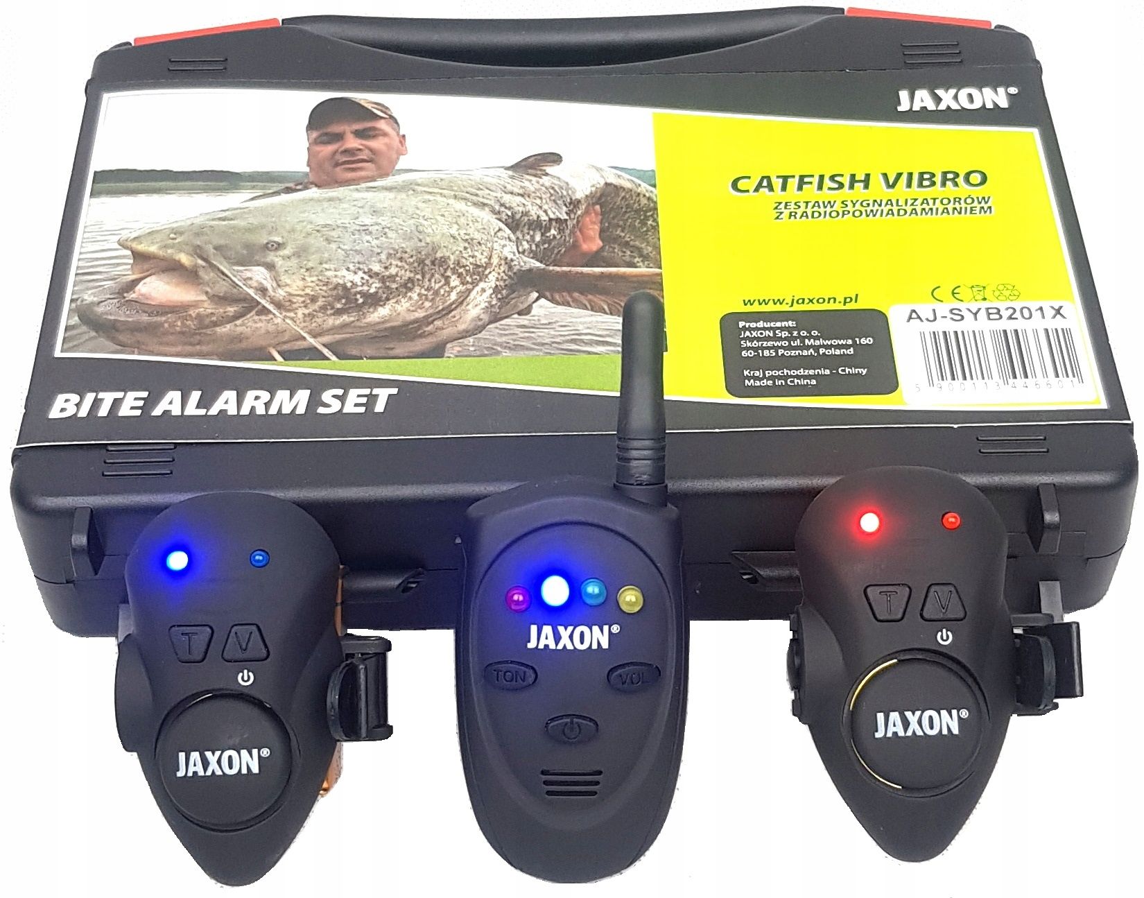 Zestaw Sygnalizatorów Jaxon Catfish Vibro 21