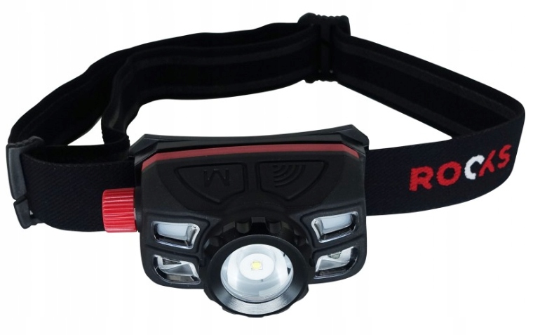 ROOKS LAMPA CZOŁÓWKA Z SENSOREM 450LM ZOOM X 110