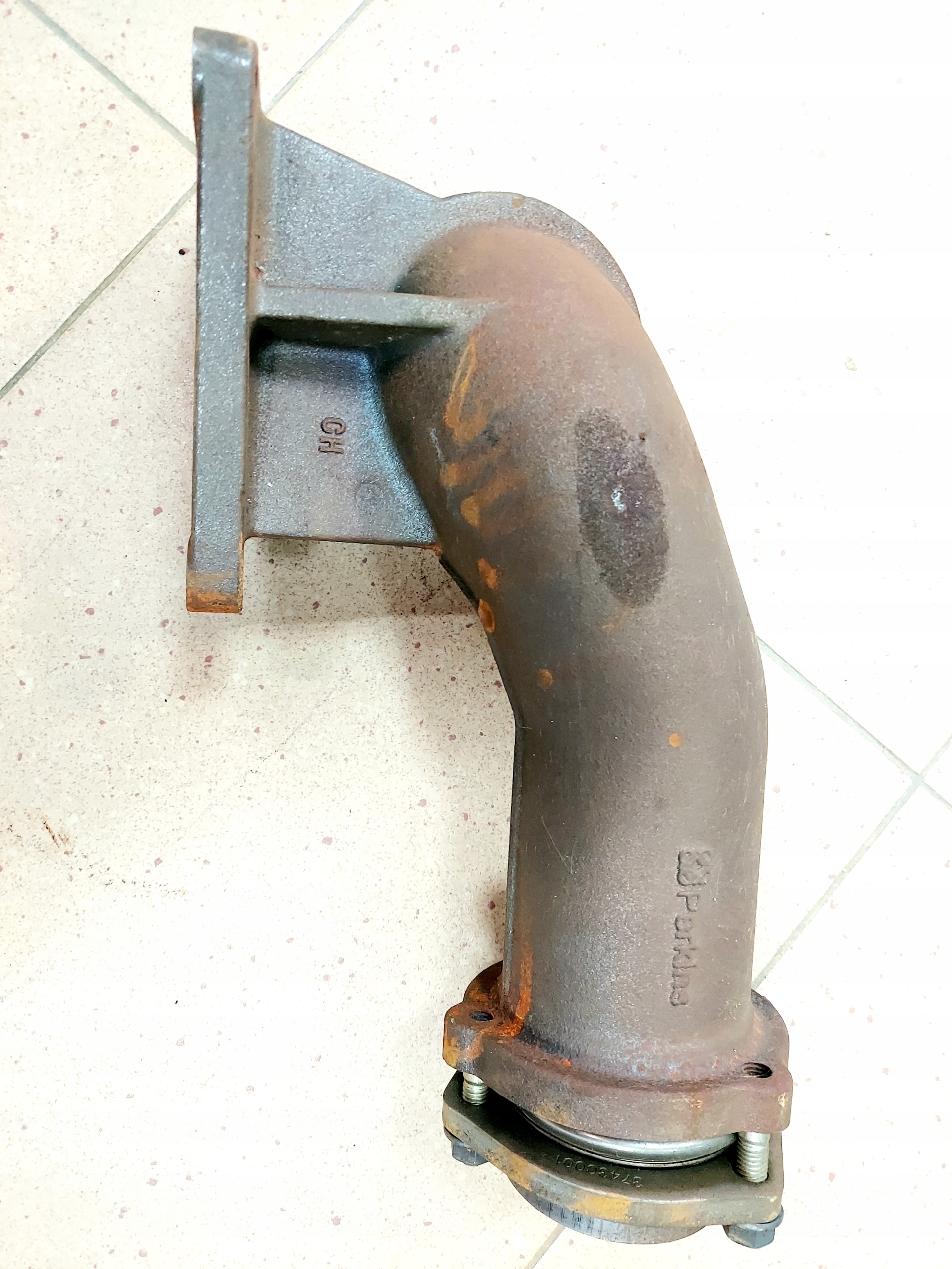 Perkins 3767A07A 1 rura lacznik kolanko kolektor Parts manufacturer n Perkins