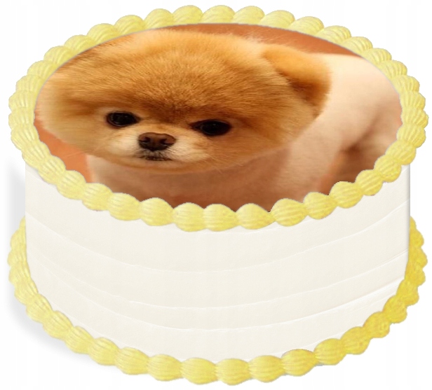 Levně oplatek na dort 29 cm Zvířata Pejsek Narozeniny
