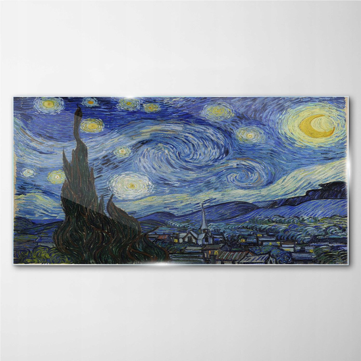 

Foto-obraz szklany Gwiaździsta noc Van Gogh 140x70