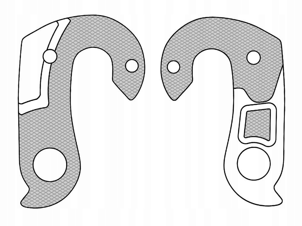 Hak przerzutki rowerowej Union GH-268 do Decathlon Marka Marwi