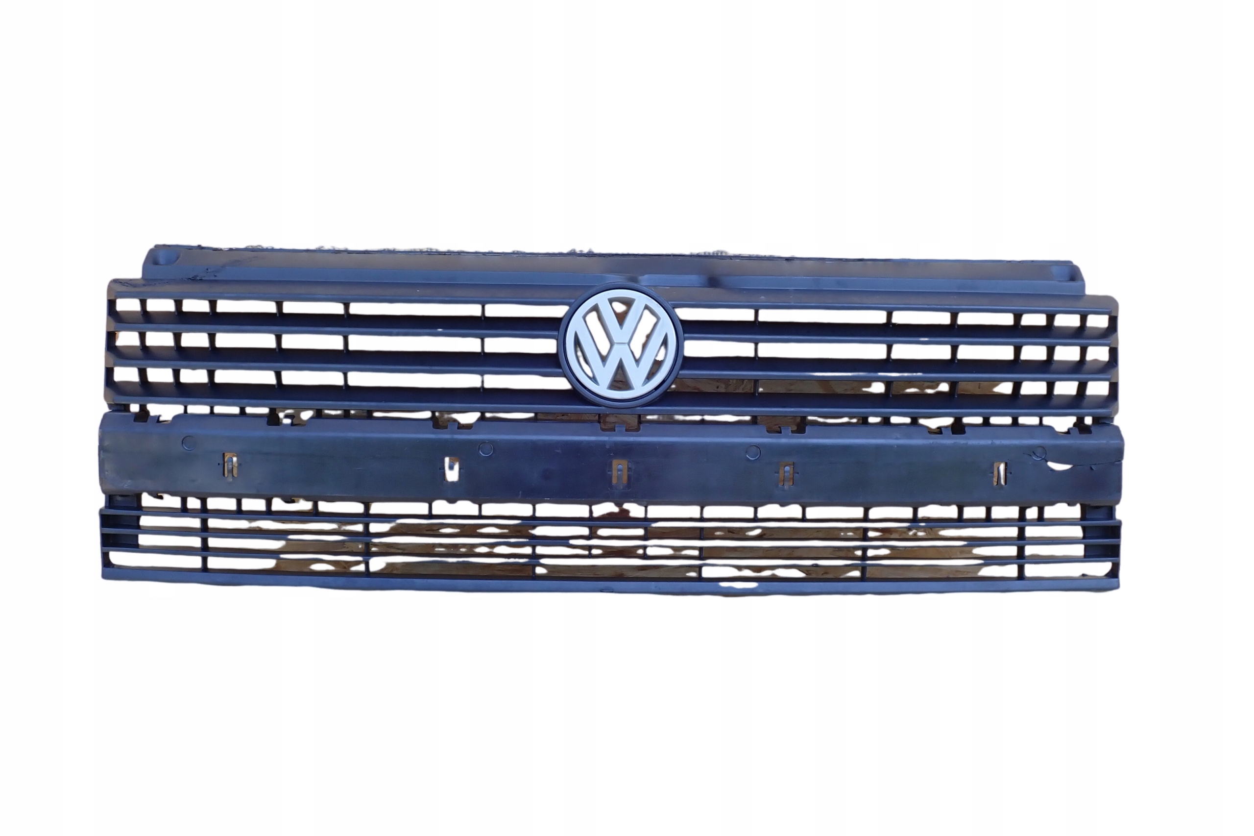 vw transporter t4 решетка радиатора белый 701853653