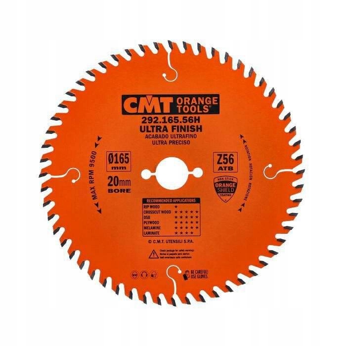 Řezací kotouč na dřevo Cmt 292.165.56H 165x20 mm