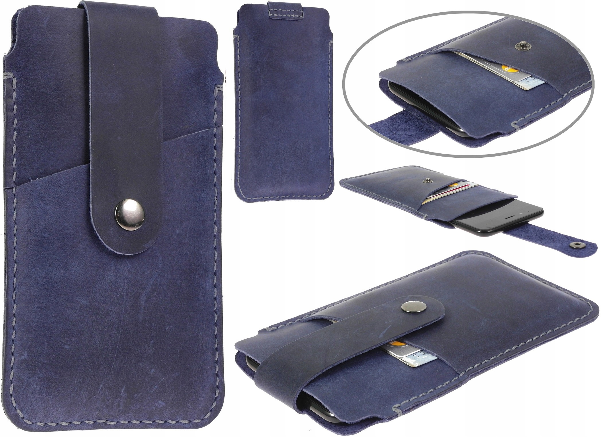 

Portfel Etui Skórzane Granat Samsung Galaxy A32