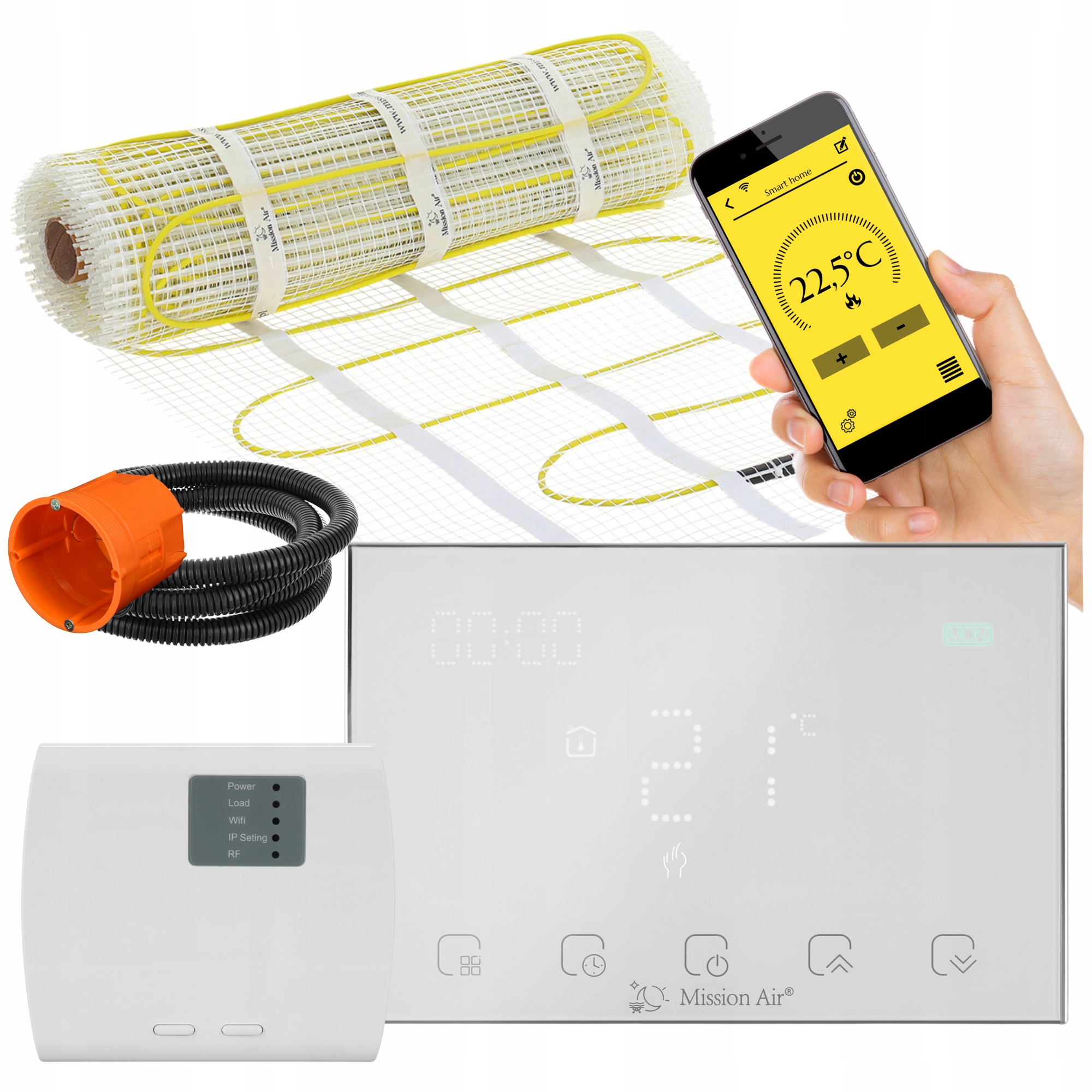 Set Vykurovacia podložka pod dlaždice MA-160W/m² 3,5 m²