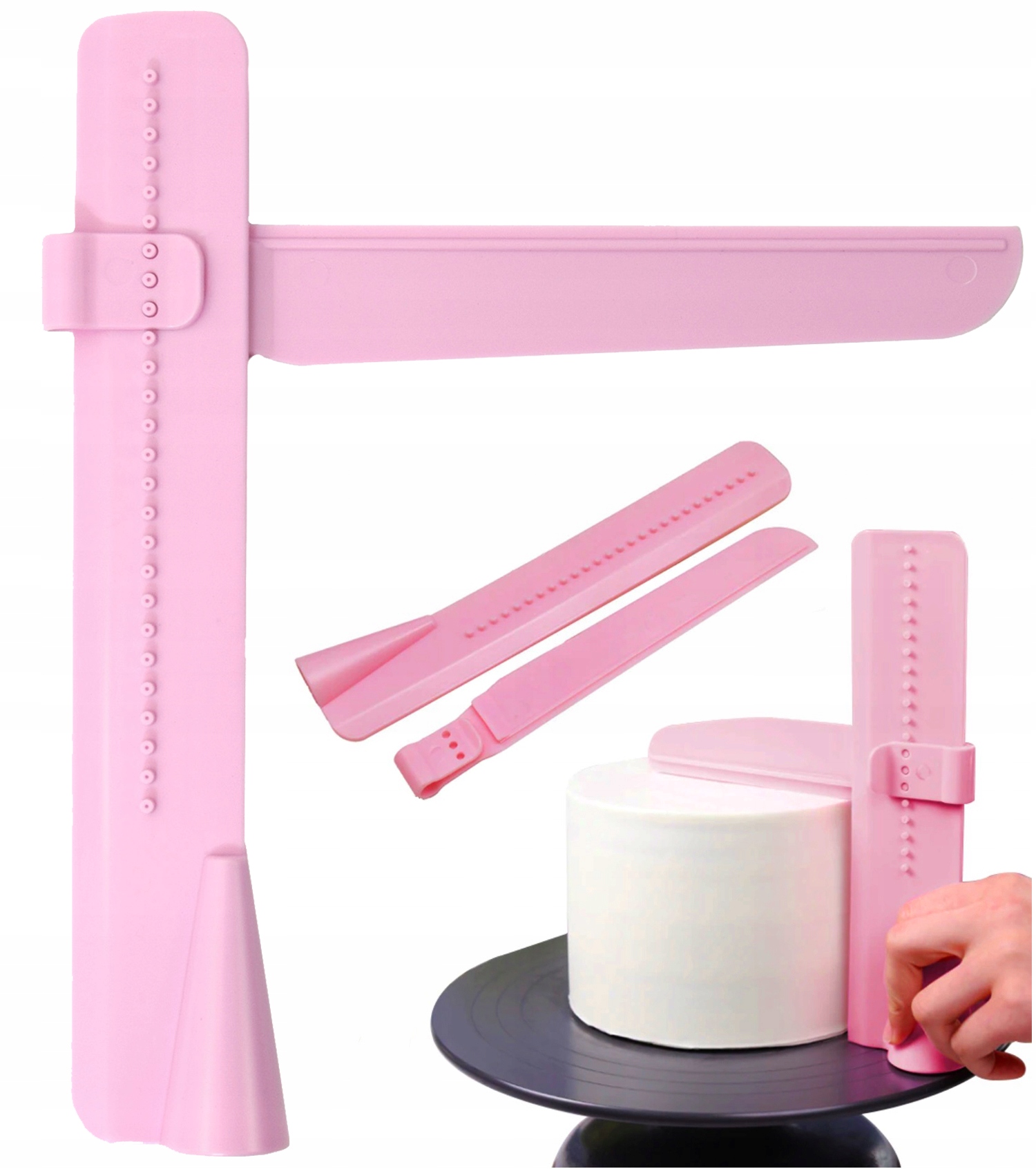 WYGŁADZACZ DO TORTU CIASTA SZPATUŁKA DEKORATOR