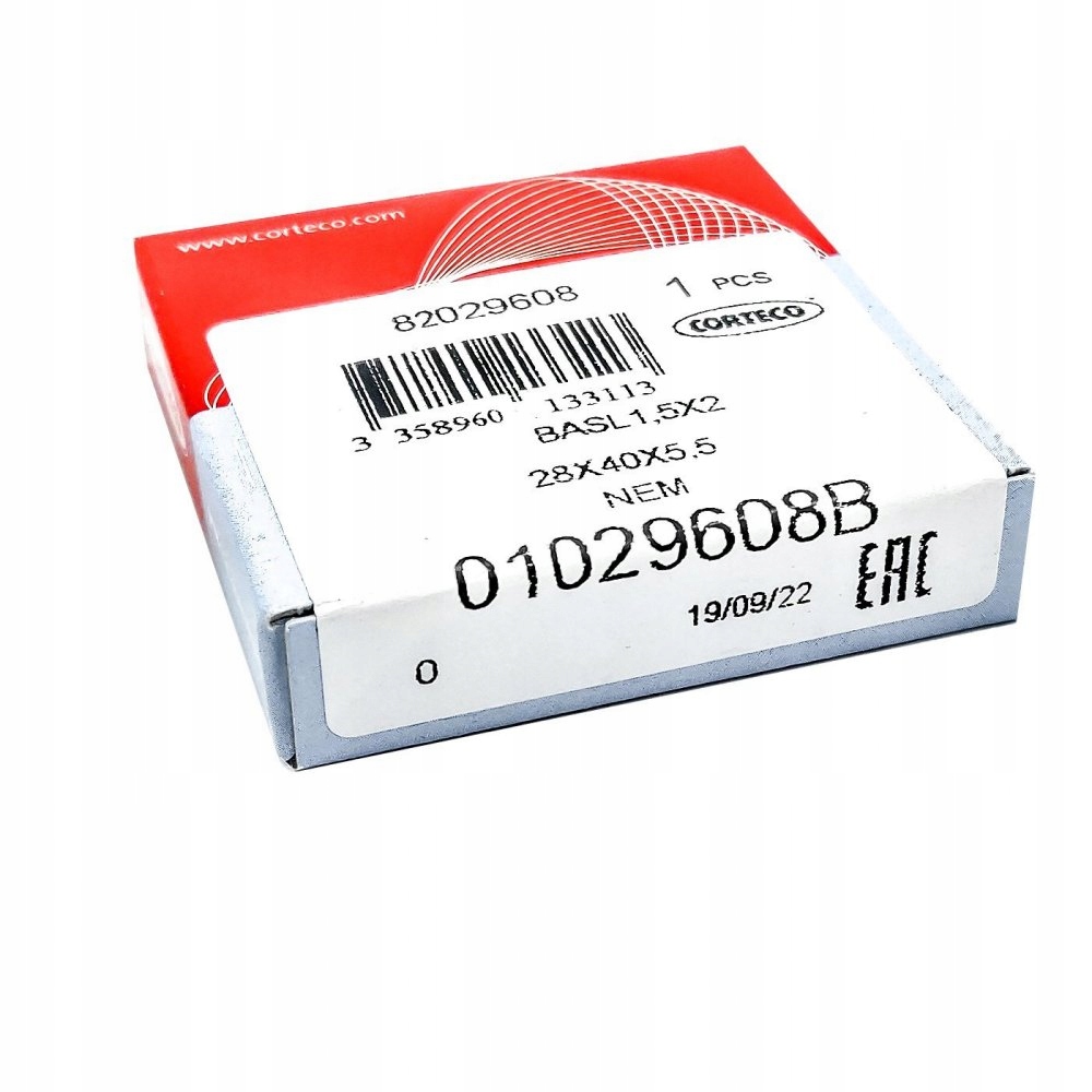 Simmering 28x40x5,5 BASL1,5X2 CORTECO 01029608B EAN (GTIN) 3358960133113