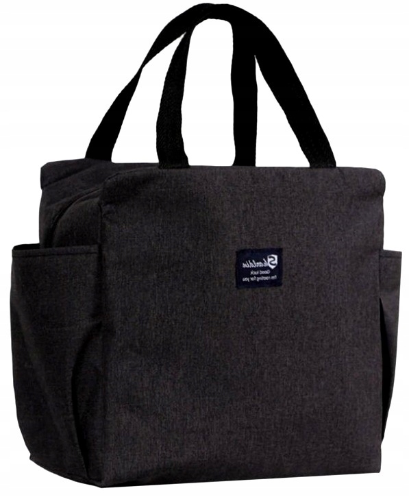 Torba termiczna izolacyjn plażę piknik Czarna Jedzenie Uchwyt obiad Lunch Model 5905204480045