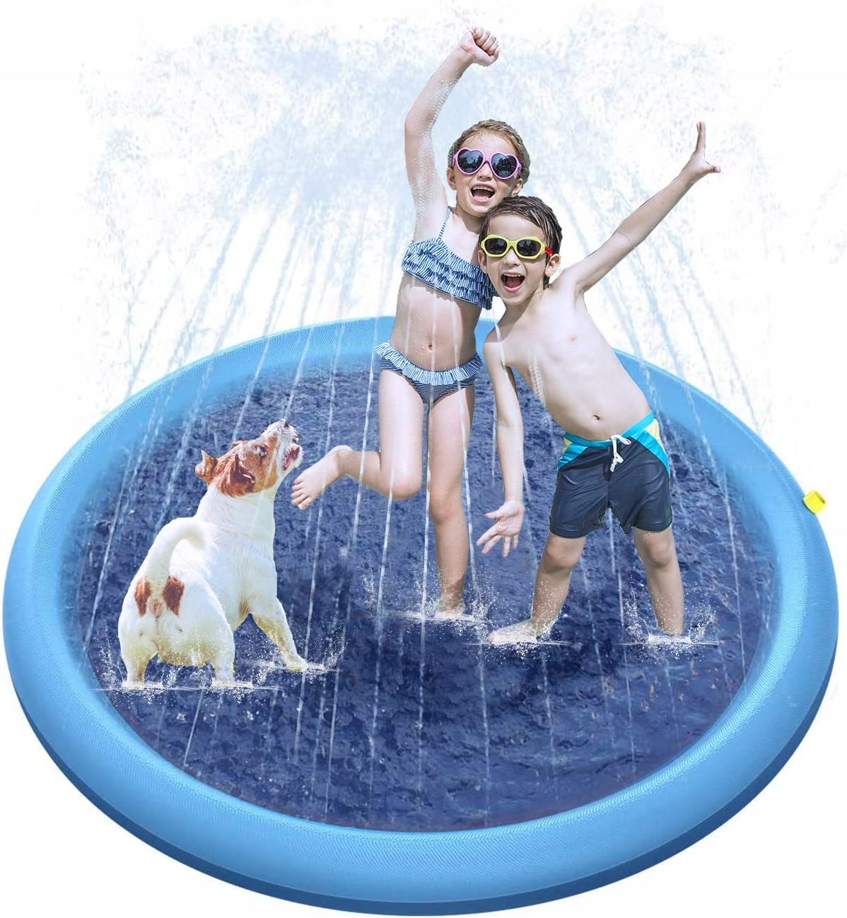 Bazén Kotec S Posypem Pro Psa Zvířata Pro Děti, Skládací, Protiskluzový, 150 CM