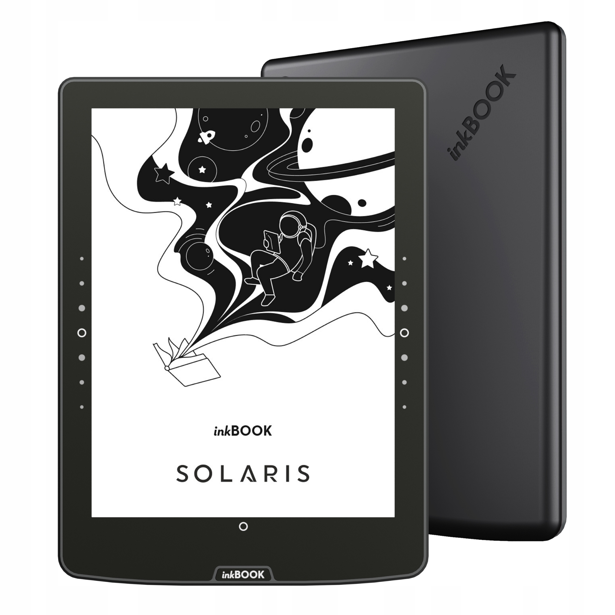 Čtečka e-knih inkBOOK Solaris Black 6" 32GB Bt Usb-c s Palmknihy, Wattpad