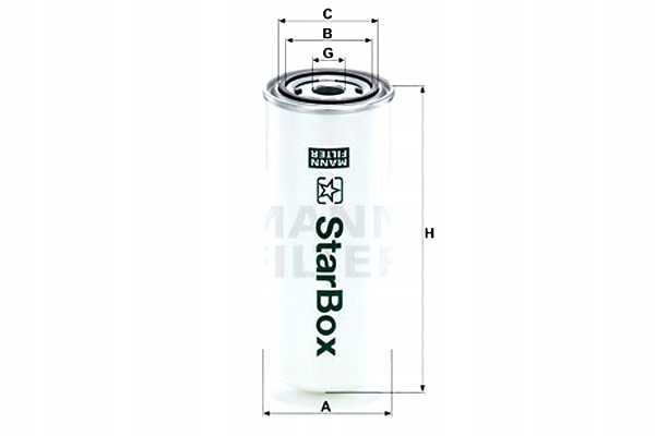 FILTR OLEJU AGRO MANN-FILTER Marka Mann-Filter