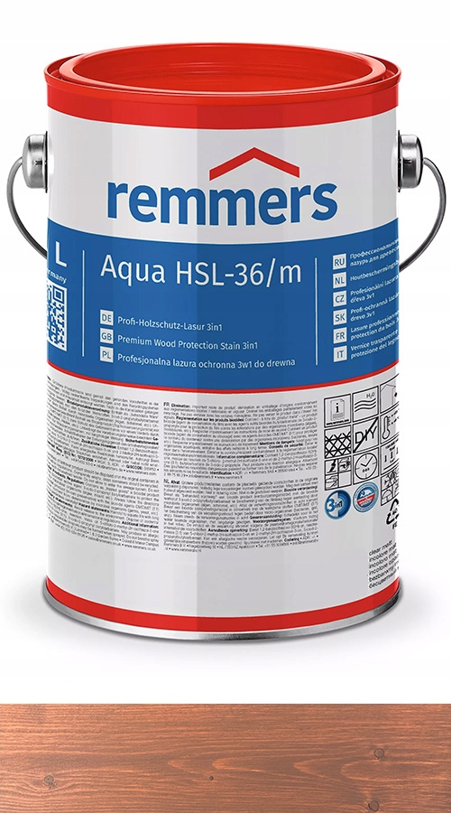 Remmers HSL-36/m Lazura na vodní dřevo 2,5L Daglesia