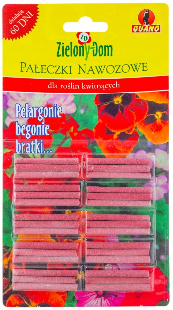 

Pałeczki nawozowe dla roślin kwitnących 30 sztuk