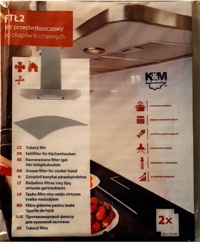 UNIWERSALNY FILTR TŁUSZCZOWY OKAPY GORENJE KERNAU