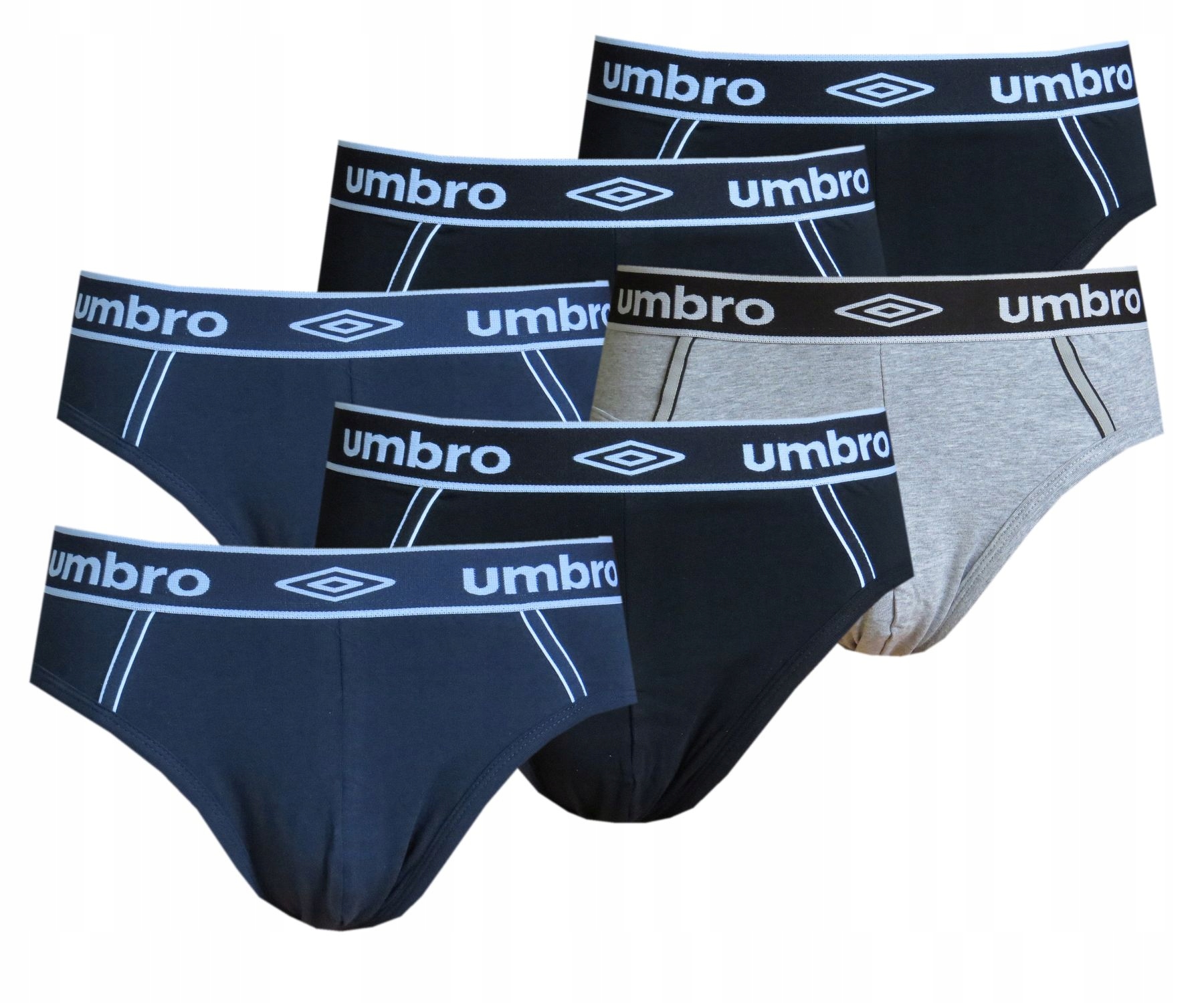 

6szt - Slipy Umbro bawełna mix kolorów Box - XL