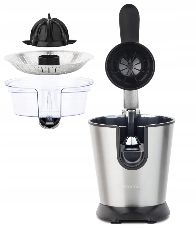 H.Koenig AGR80 elektryczna wyciskarka do cytrusów z ramieniem dźwigni Moc 160 W