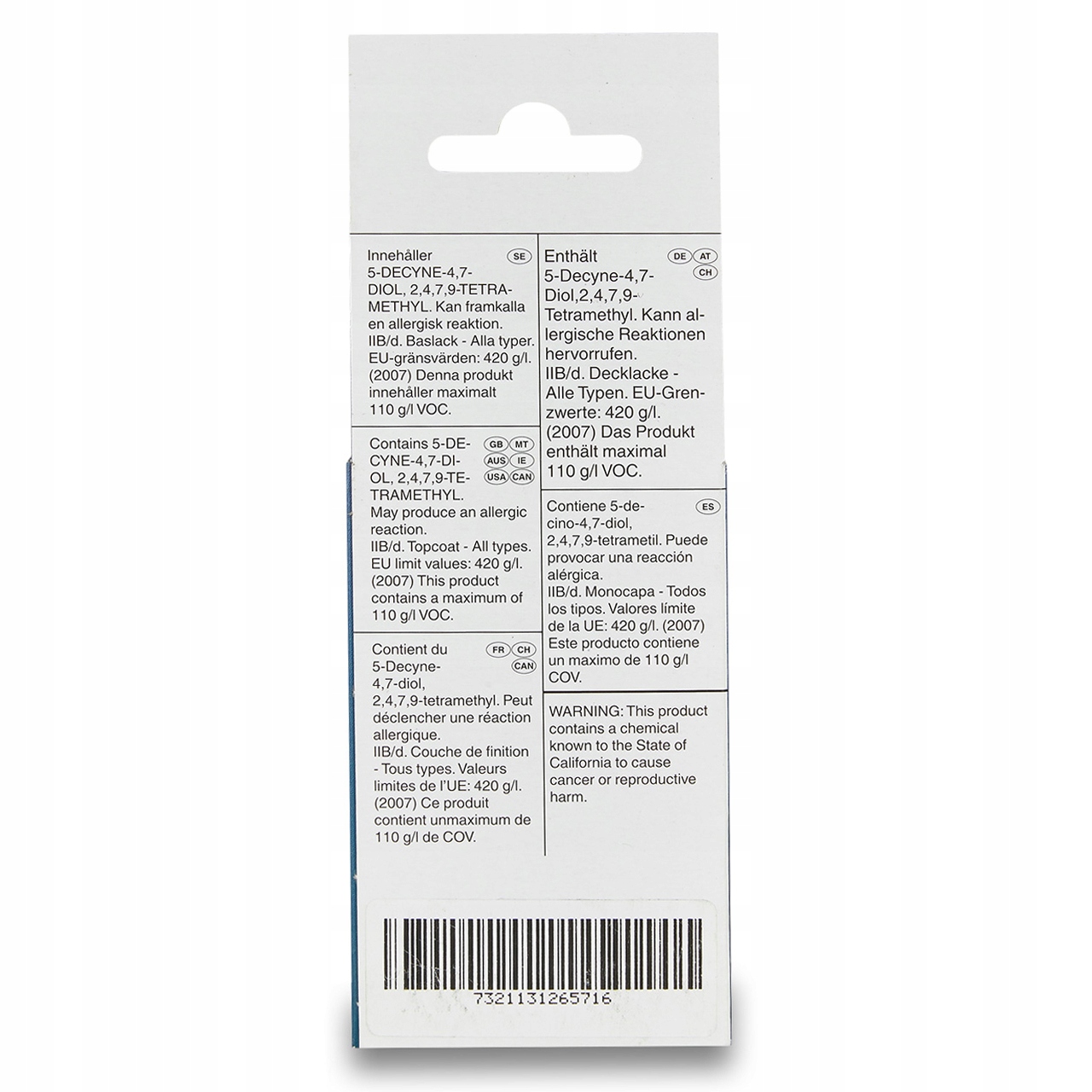 VOLVO lakier sztyft mazak zaprawka CosmosWhite 481 Producent Inny