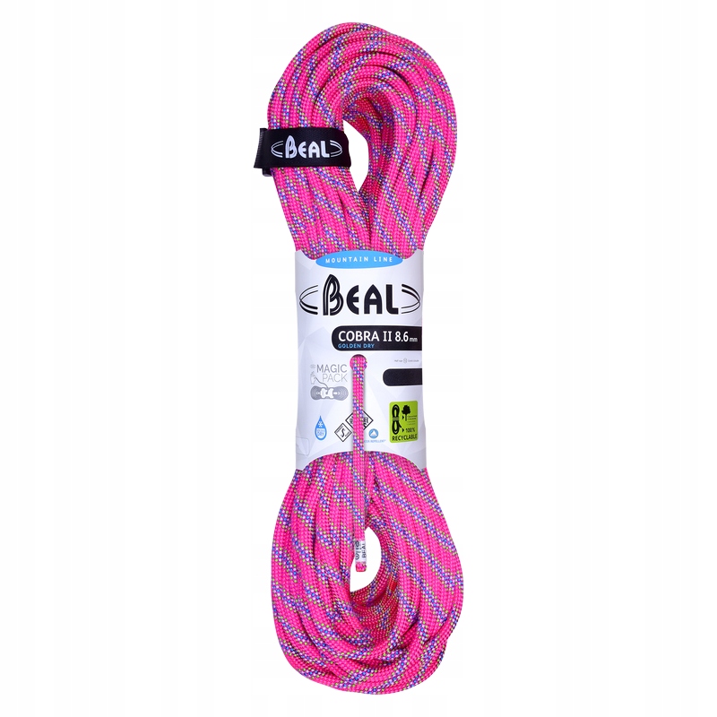 Lano Beal Cobra Unicore 8,6 mm Golden Dry Pink 60 m