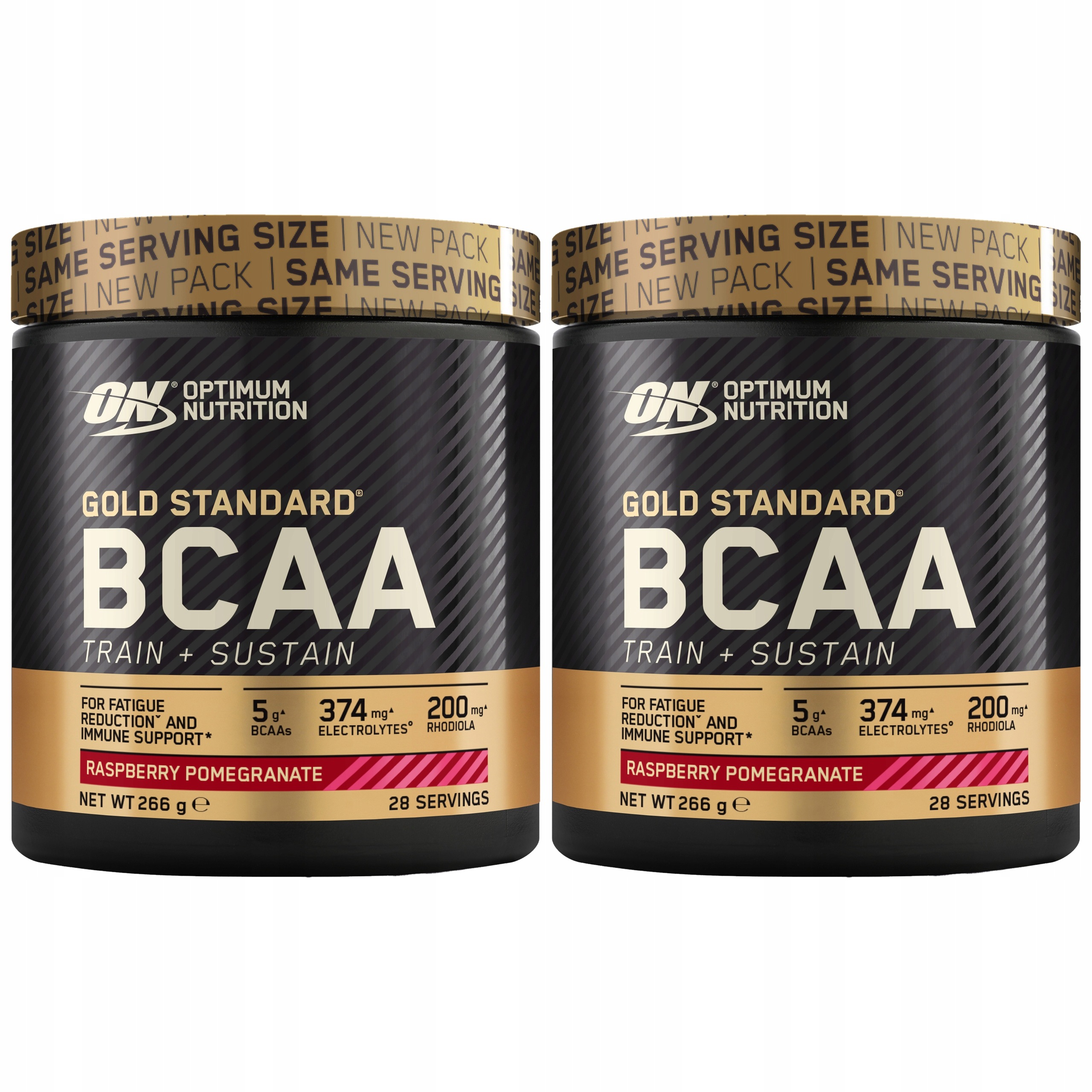 2 x Bcaa větvené aminokyseliny regenerace síla 266 g Optimum Nutrition