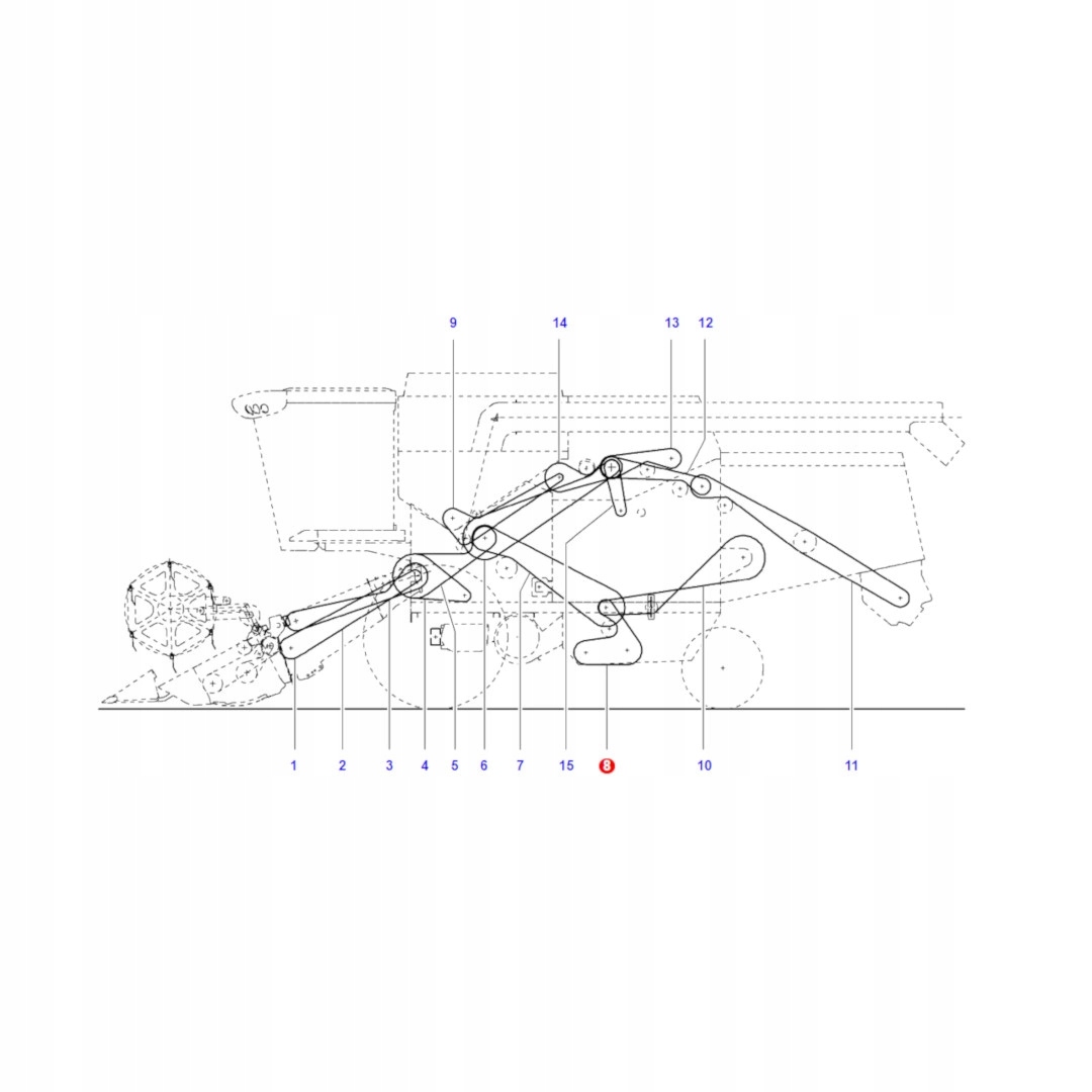 Панель комбинир Fendt LA344311123 Gates 1923257
