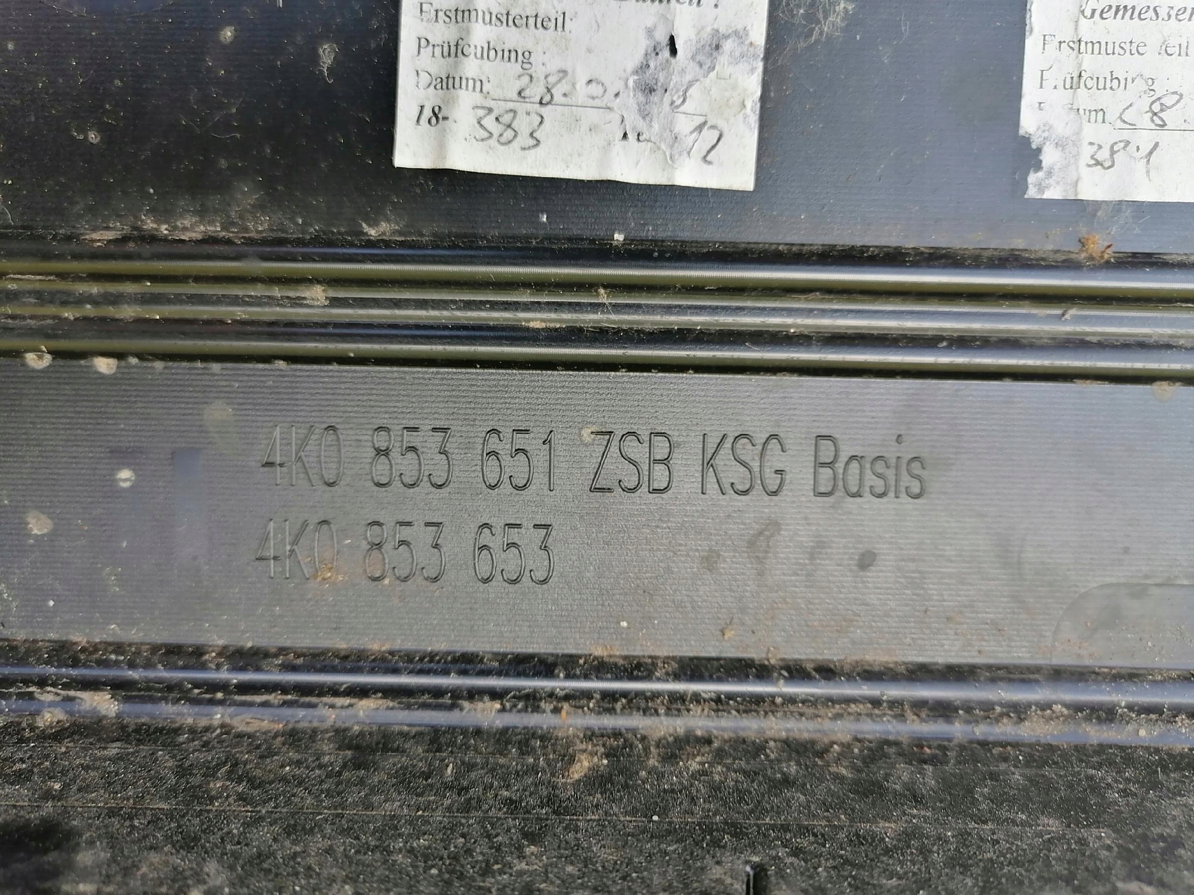 Grille AUDI A6 C8 4K0853651 4K0853653