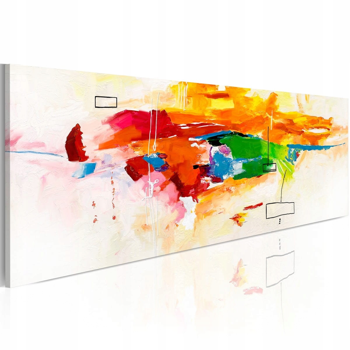 

Obraz - Colors celebration - 120X40