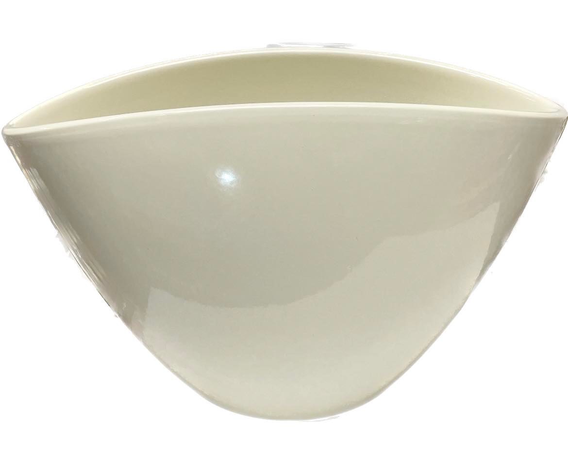 

Doniczka osłonka ceramiczna beżowa kremowa łódka