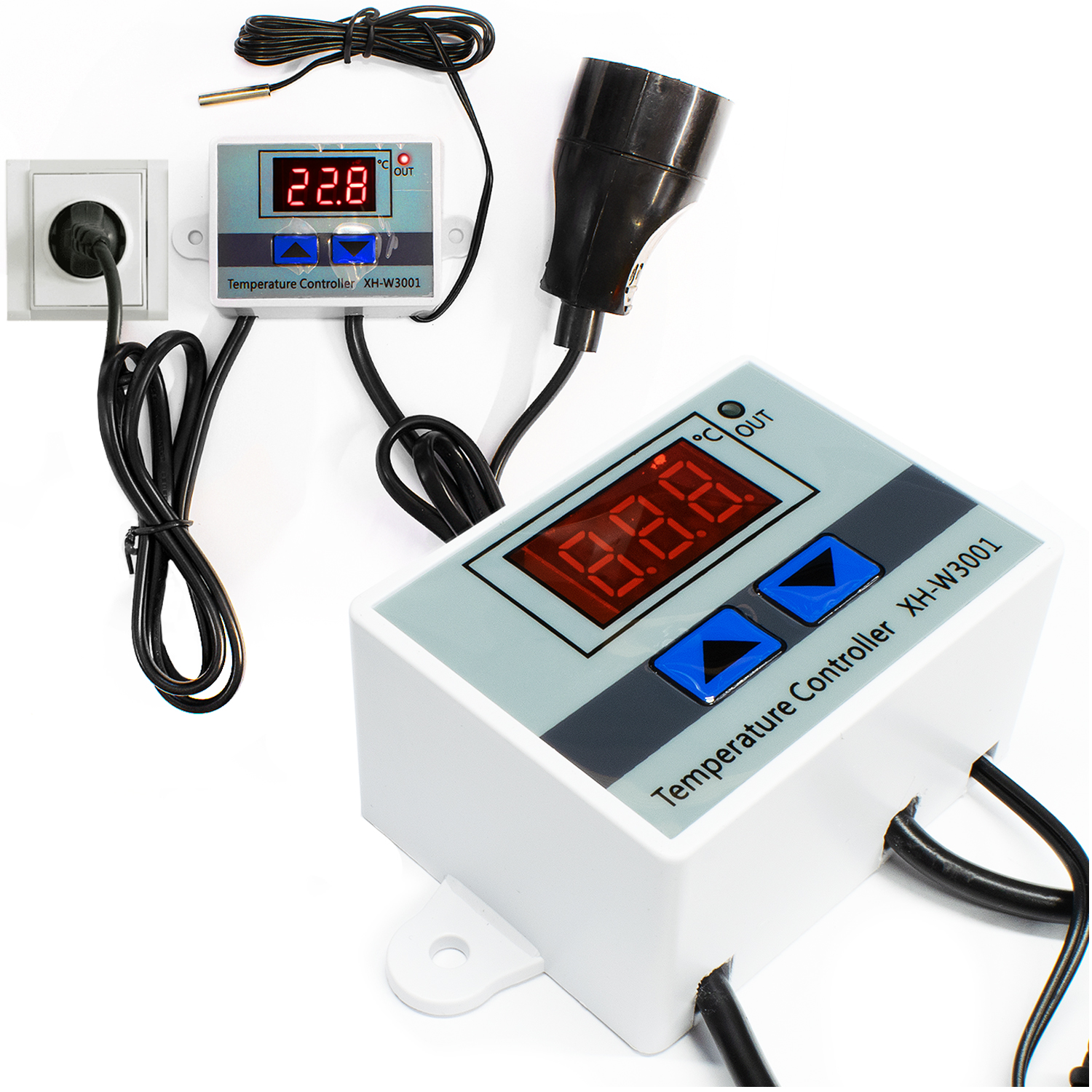 

Sterownik Regulator Temperatury 230V +gniazdo wtyk
