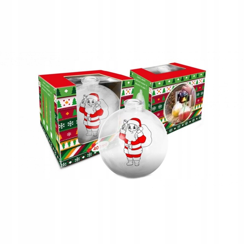 

Szklanka w kształcie Bombki na Mikołajki Święta