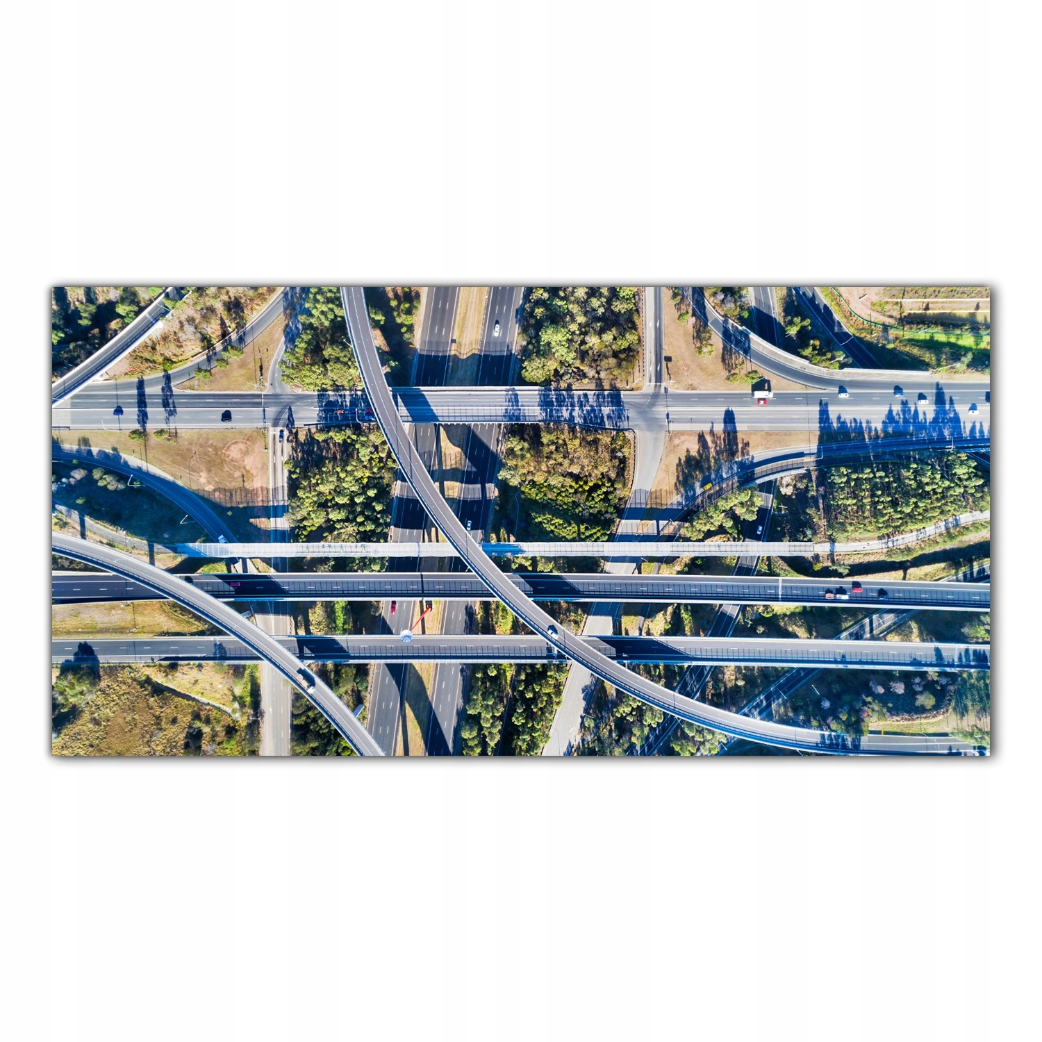 

Obraz na szkle Foto Autostrada Korek Droga 120x60